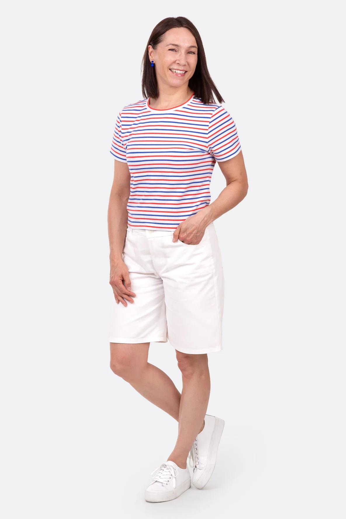 Schnittmuster Damenhose Bermudas sommerlich selber nähen