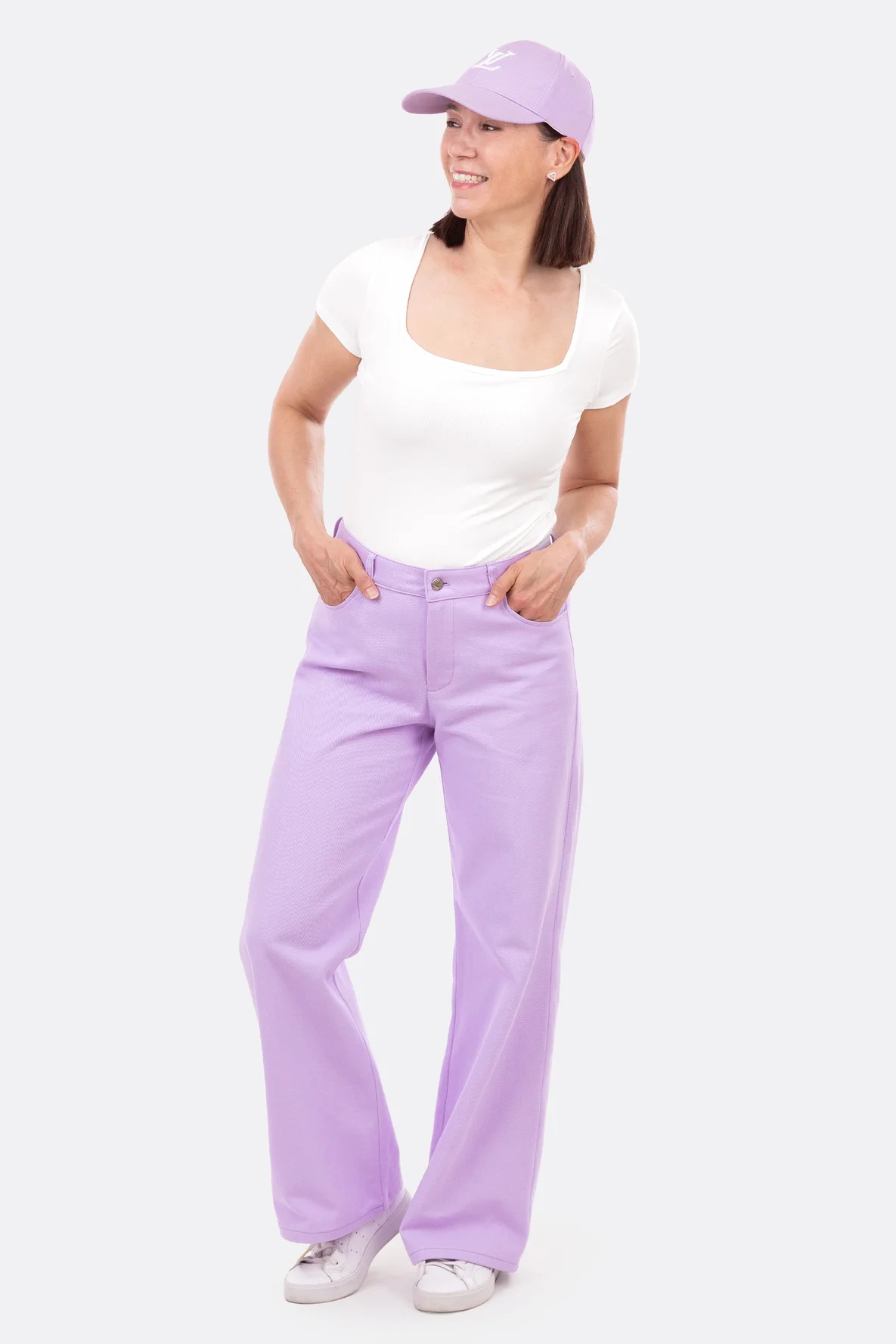 Schnittmuster Jeans Wide Leg selber nähen Videoanleitung 