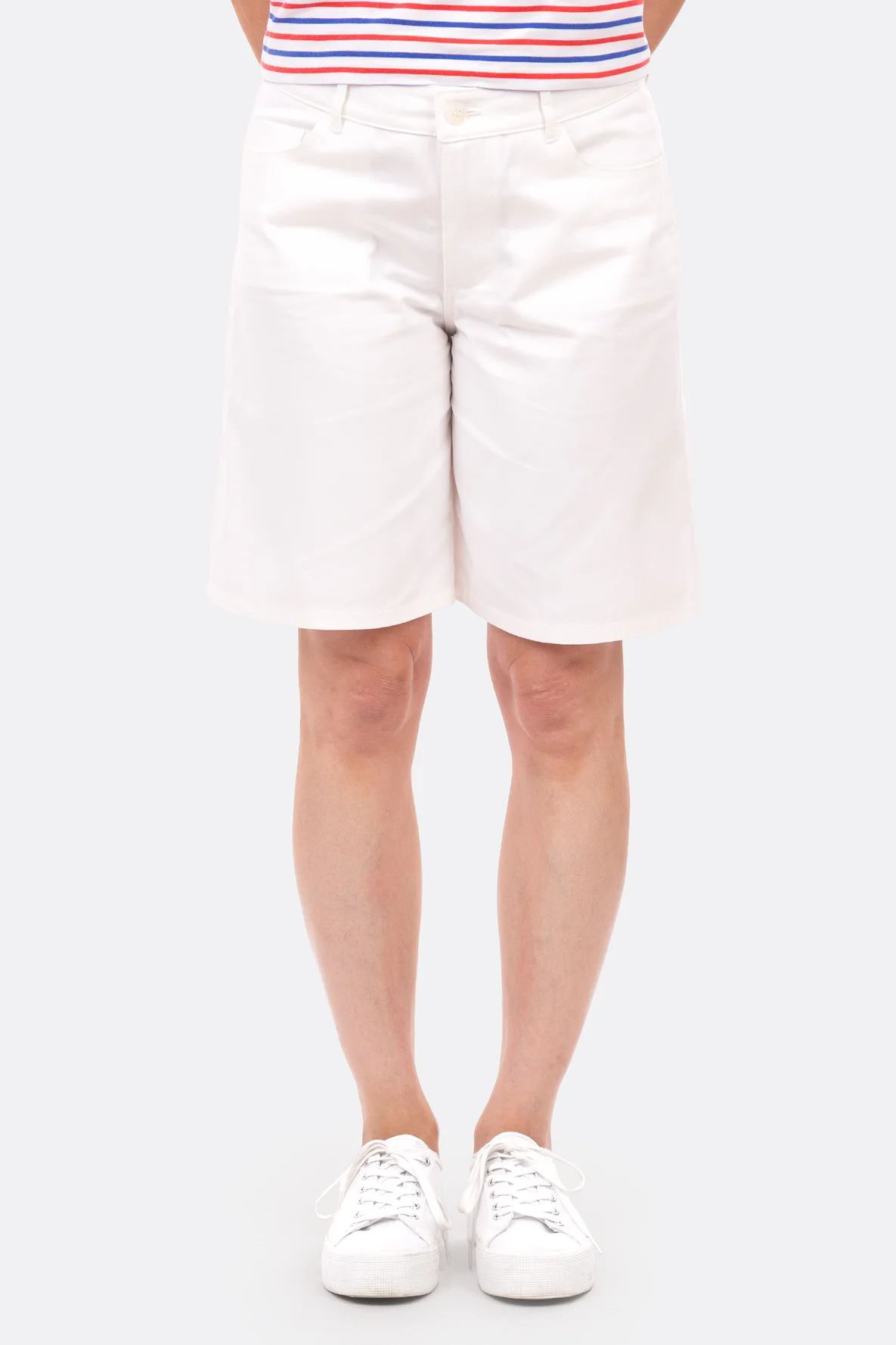 Schnittmuster Sommerhose Hosenschlitz nähen Anleitung