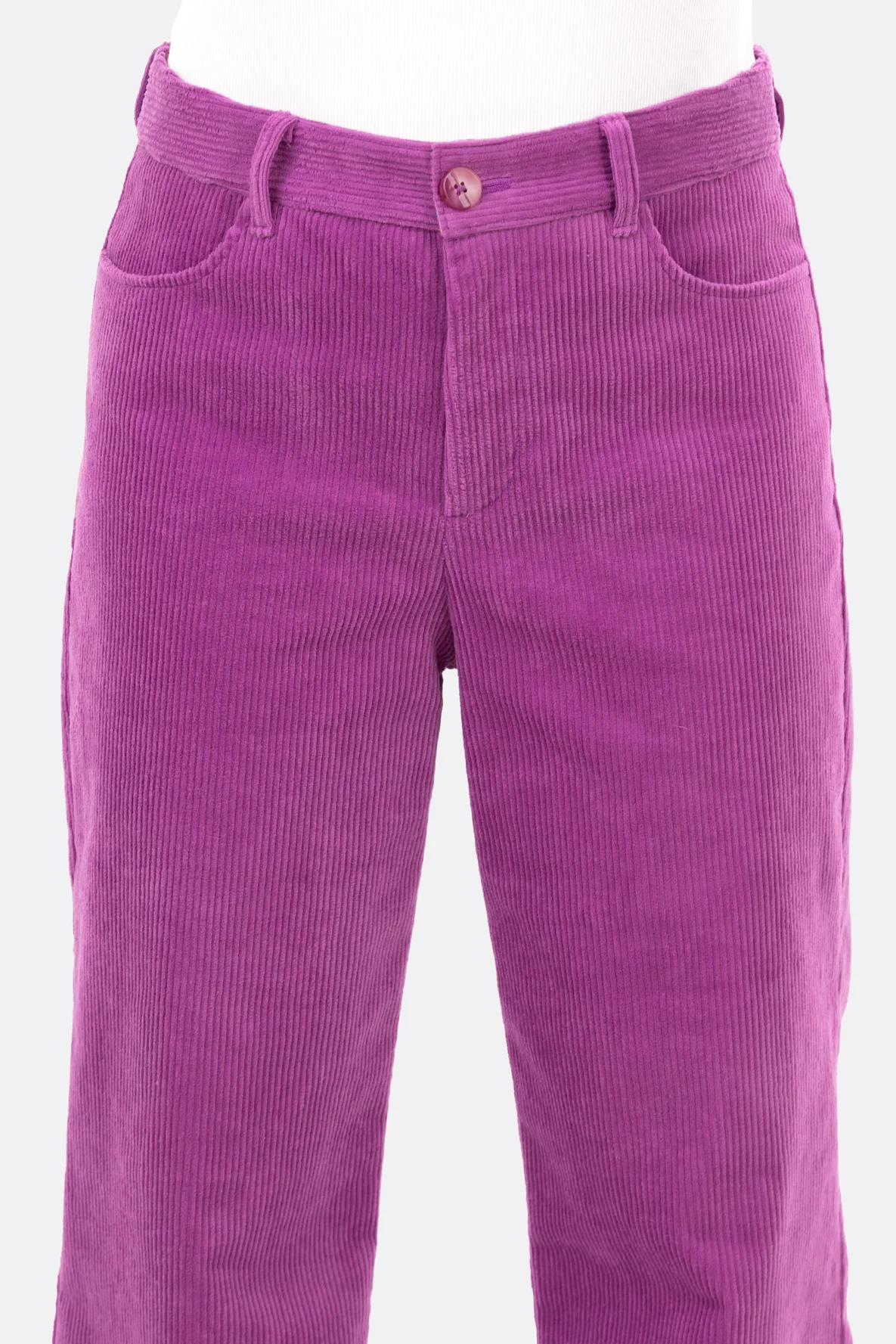 Schnittmuster Wide-Leg-Hose Cordstoff selber nähen