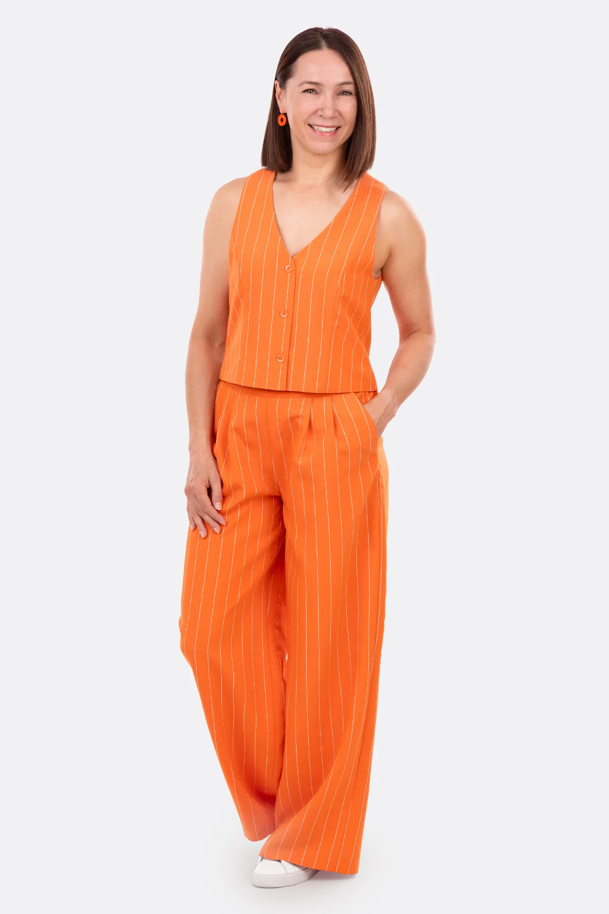 Schnittmuster Sommer Outfit Weste Hose selber nähen