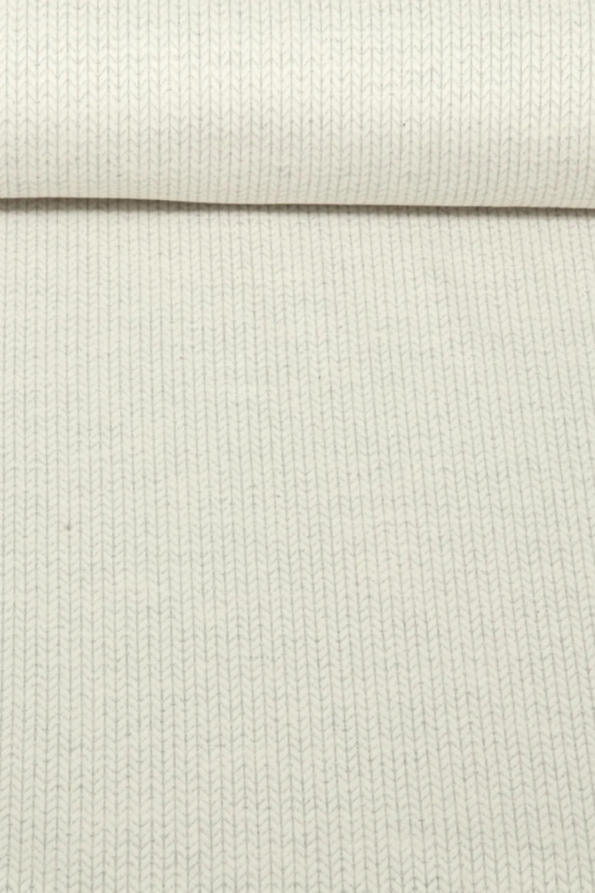 Bio Jersey Jacquard Knit Knit Ecru | PATTYDOO