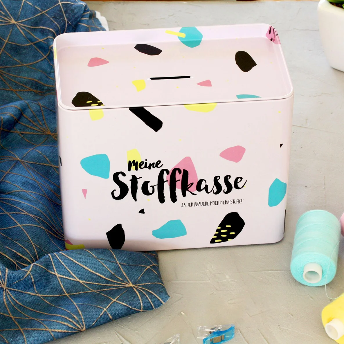 Stoffkasse Spardose