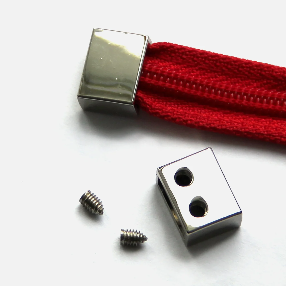 Zipper Endstücke Metall