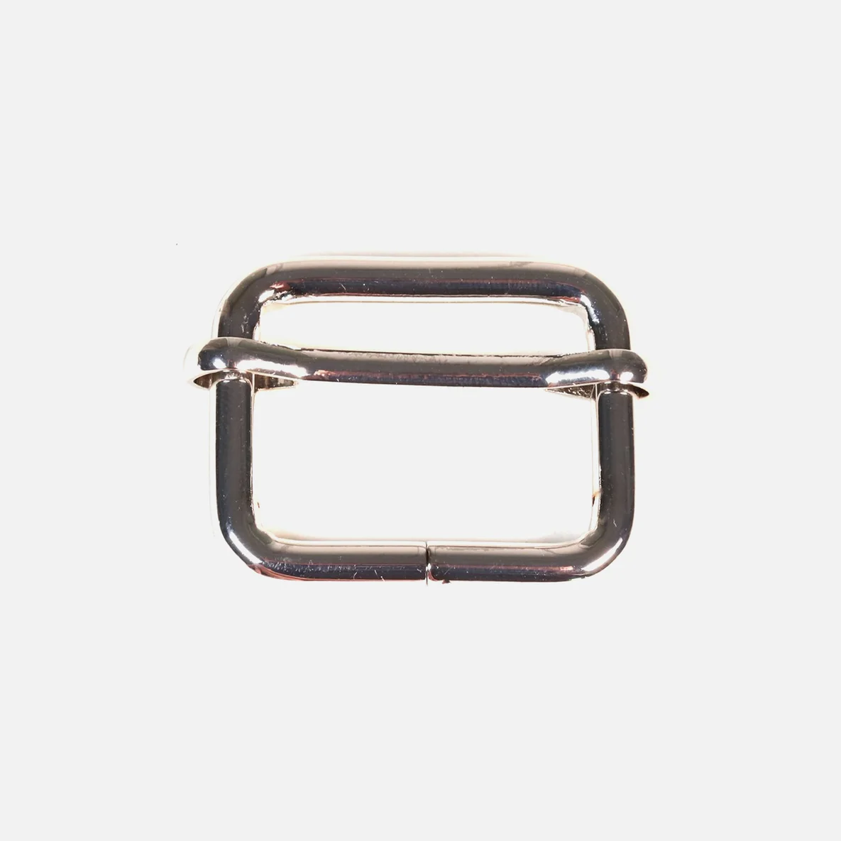 Leiterschnalle 25 mm Silber