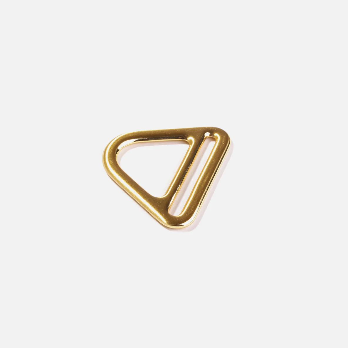 D-Ring mit Steg 40 mm Gold