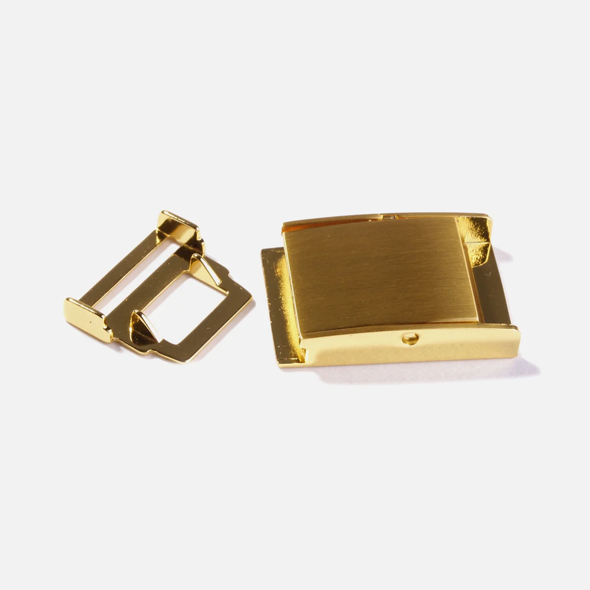 Steckschließe 25 mm Gold