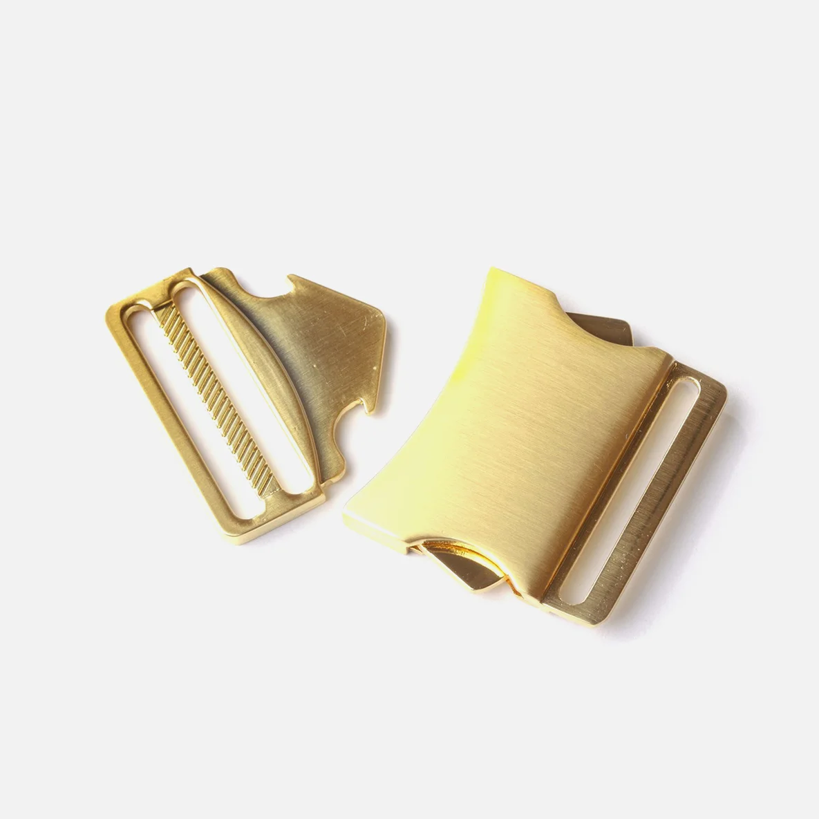 Steckschließe 40 mm Gold