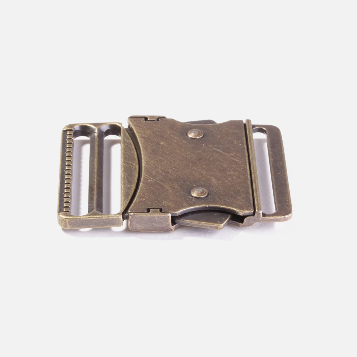 Steckschließe 40 mm Messing