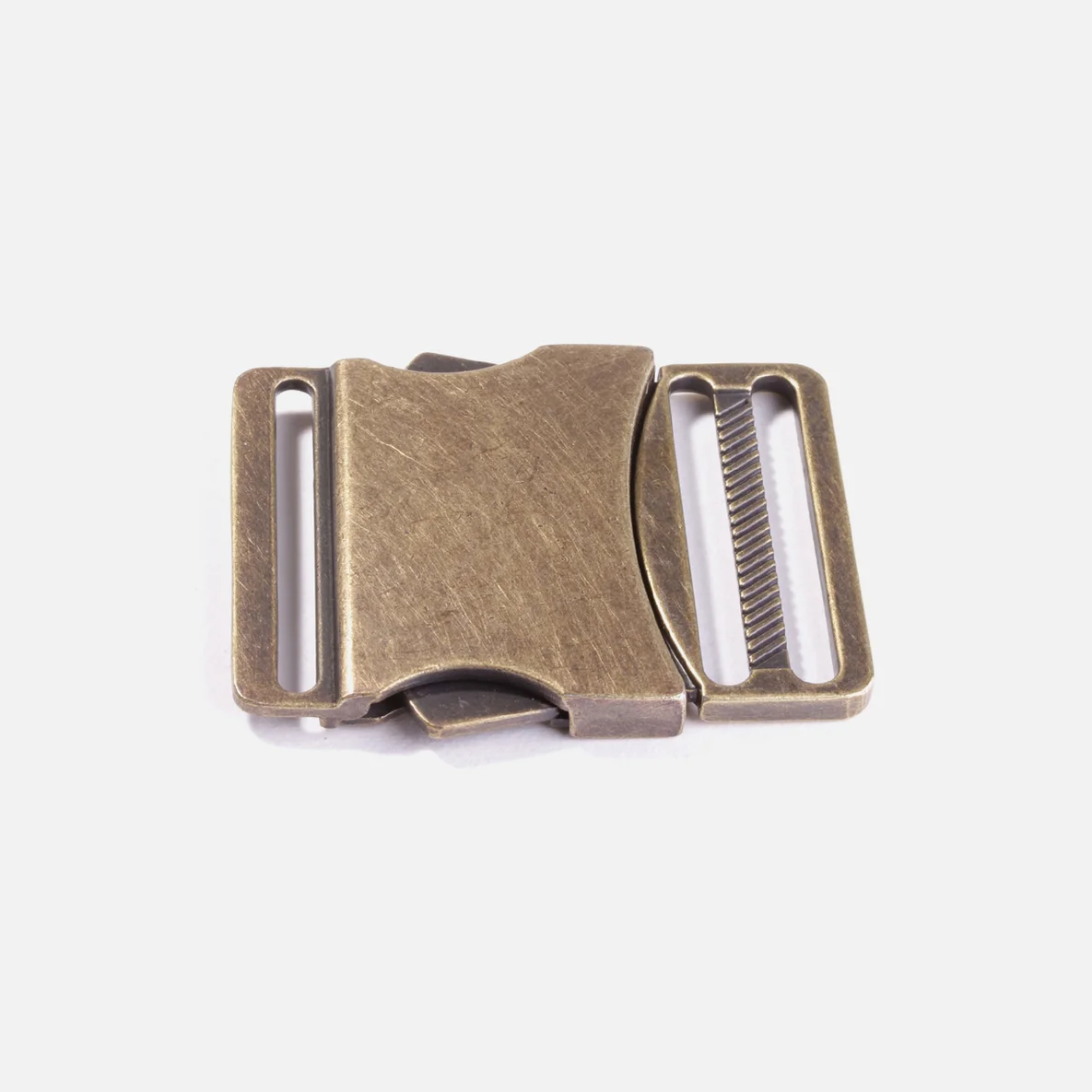 Steckschließe 40 mm Messing