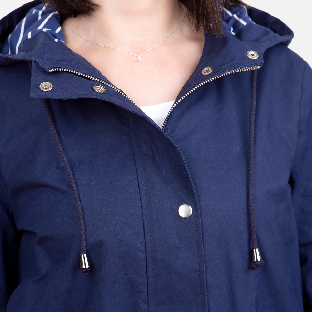 Kordelenden aus Metall silber Beispiel