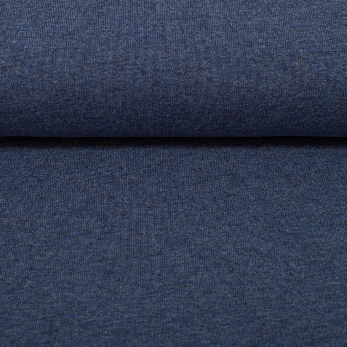 Swafing Sweatstoff Melange dunkelblau 1597 Eike