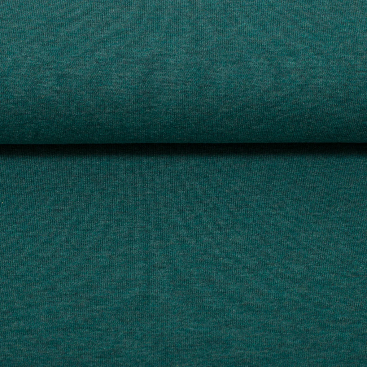 Sweatstoff Swafing Eike - Melange Dunkelgrün