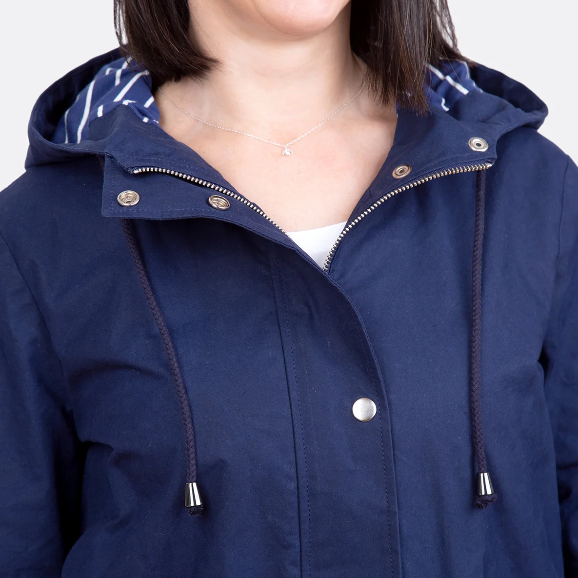 PRYM Anorak Druckknopf 15 mm silber Beispiel