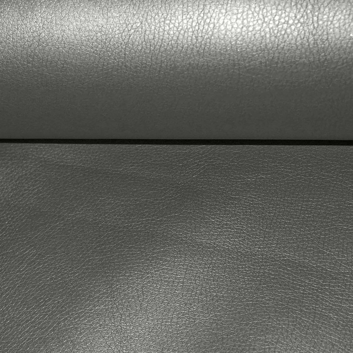 Kunstleder dunkelgrau glänzend