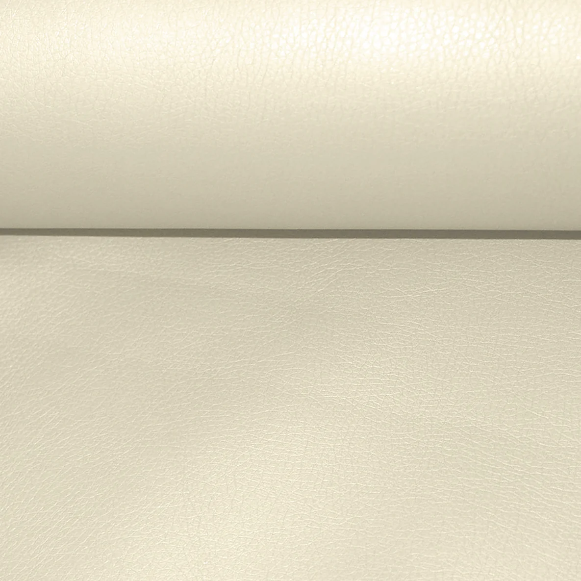 Kunstleder ecru glaenzend