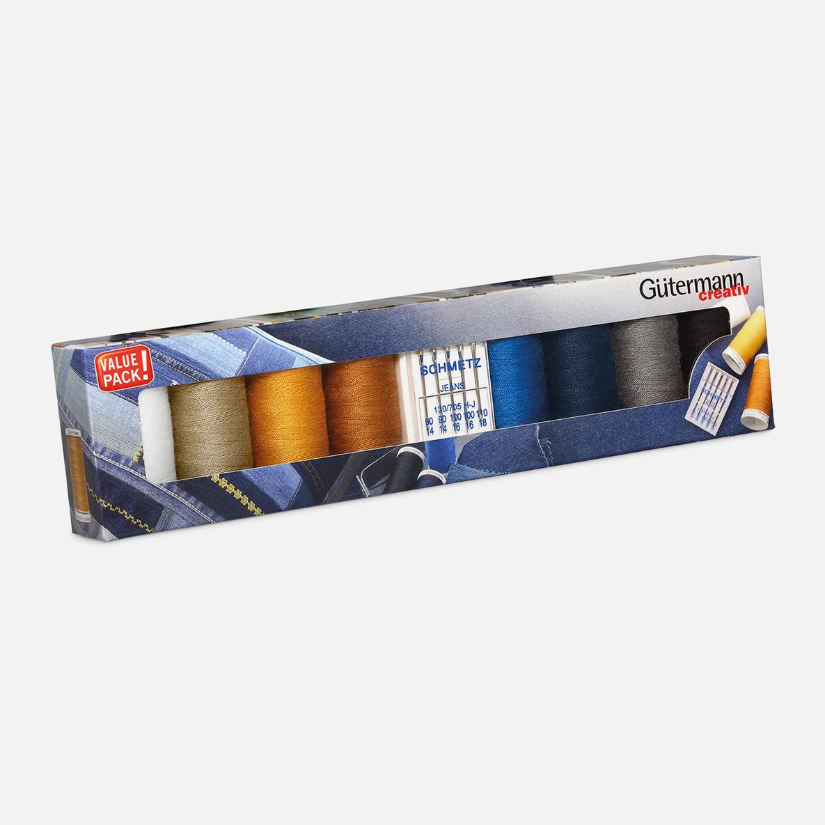 Guetermann Denim-Set mit Jeansnadeln