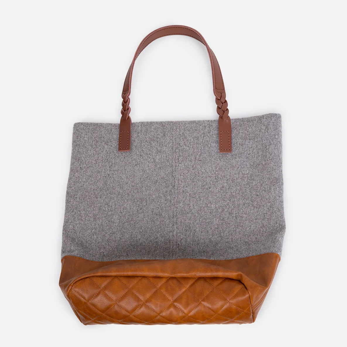 Taschengriffe geflochten 56 cm braun