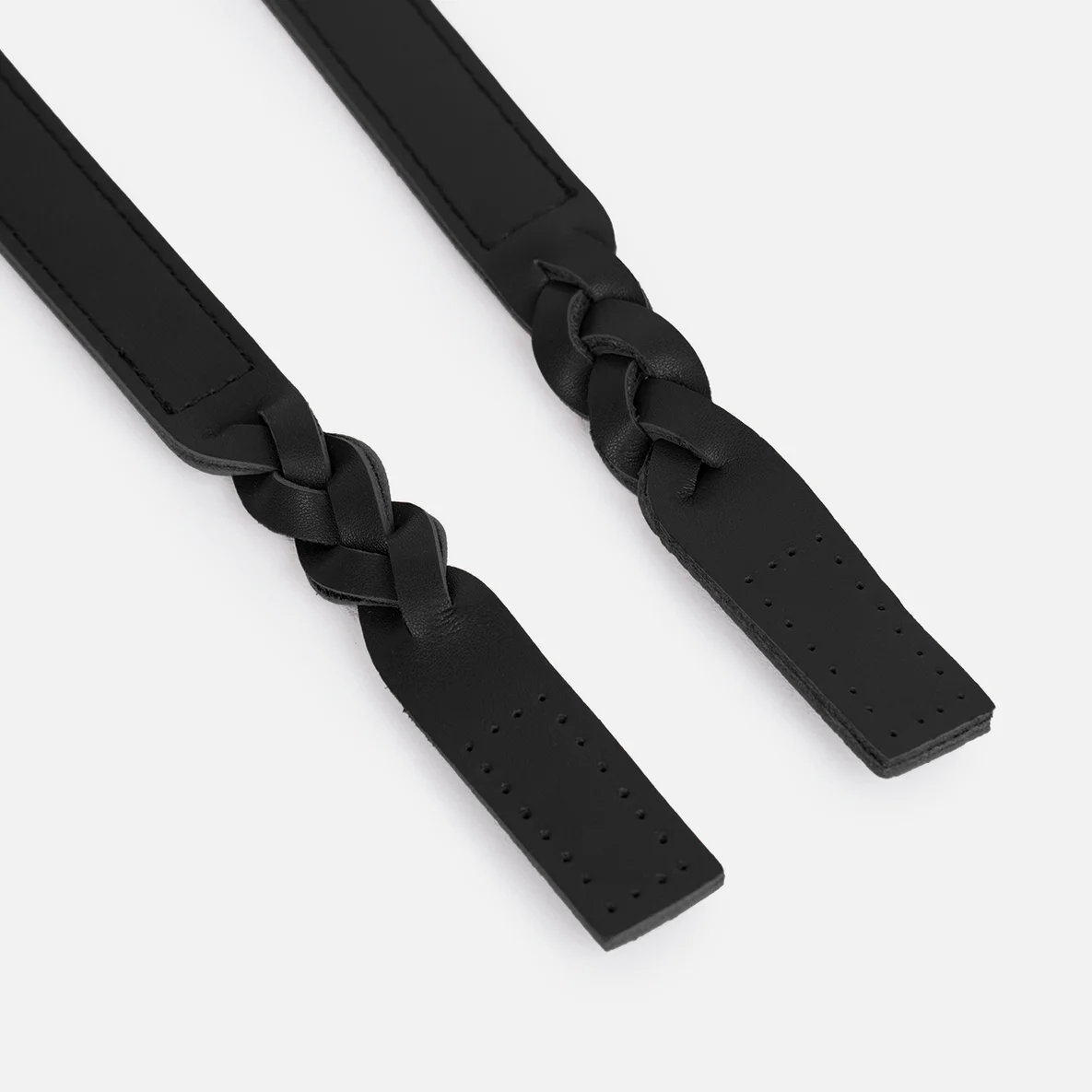 Taschengriffe geflochten 56 cm schwarz