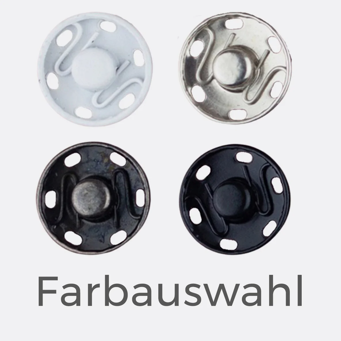 Druckknöpfe annähbar