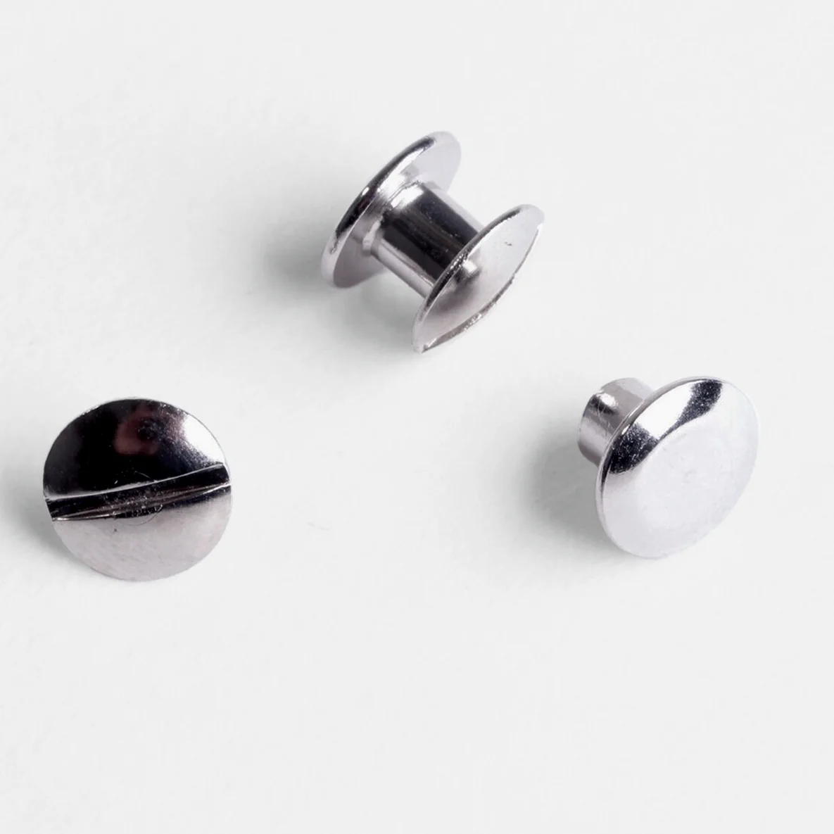 Buchschrauben, Silber, Taschenzubehör