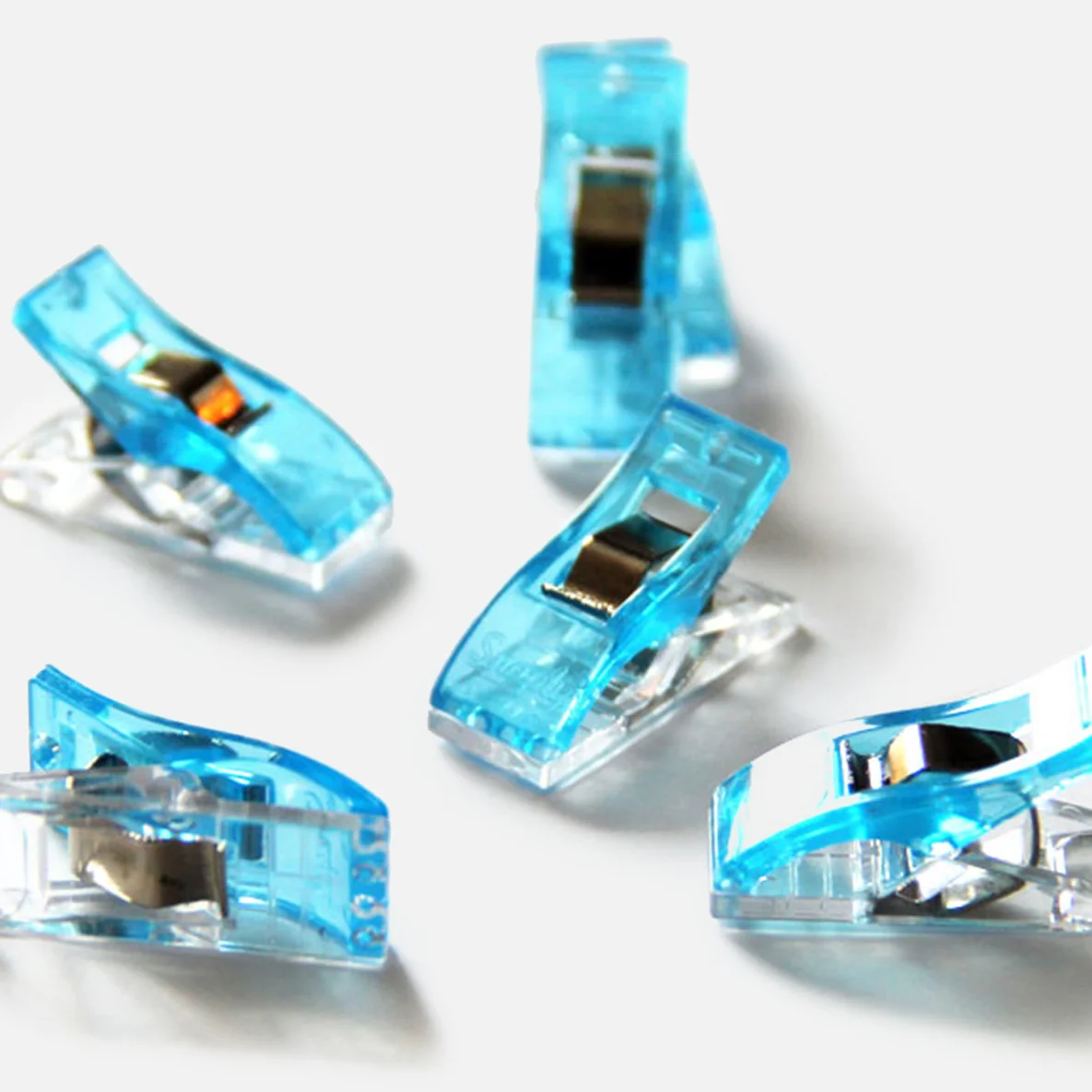 Wonder Clips Stoffklammern blau