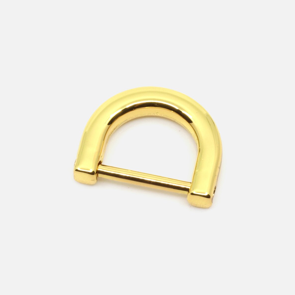 D-Ring, gold, 12mm