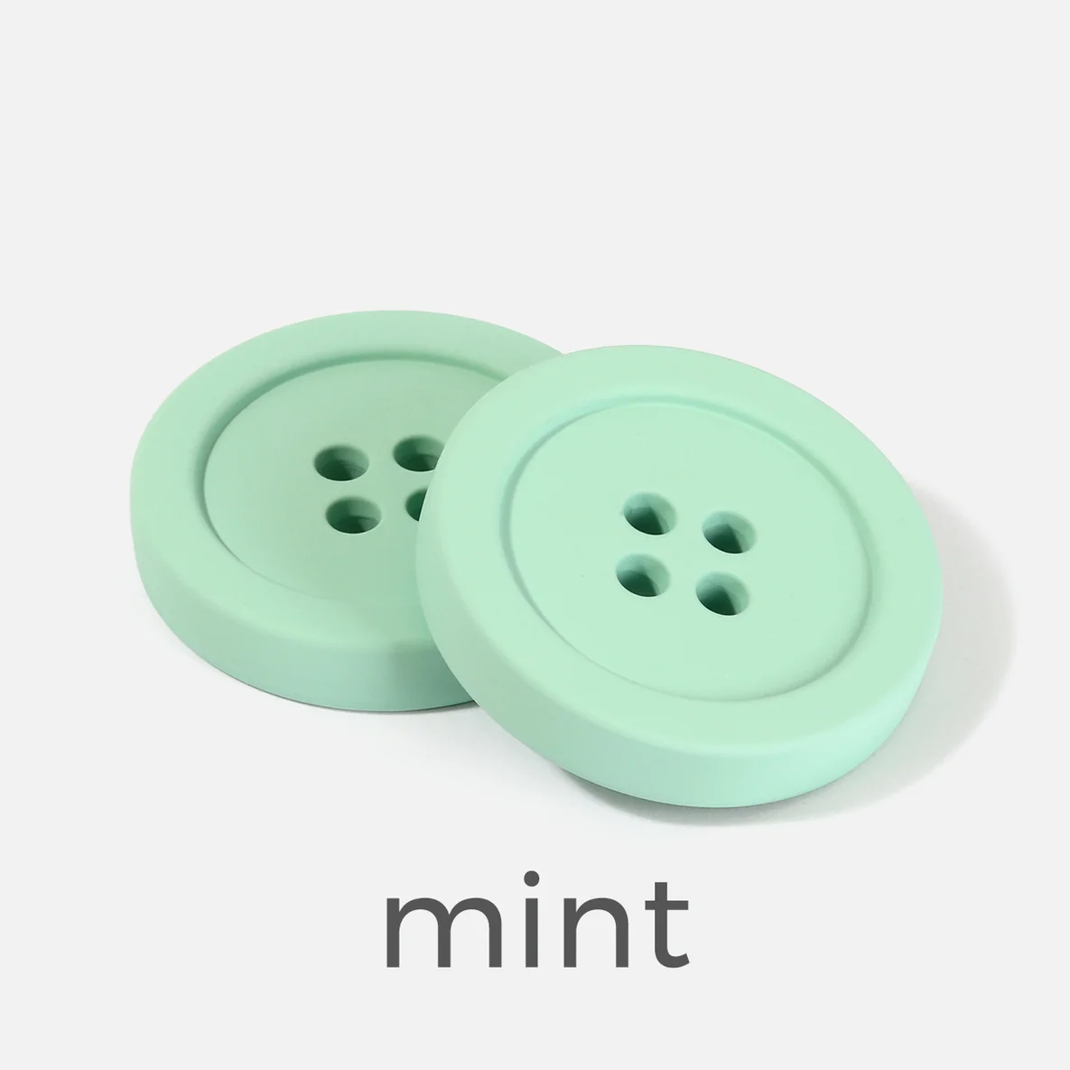 Nähgewichte Stoffgewichte in Knopfform mint