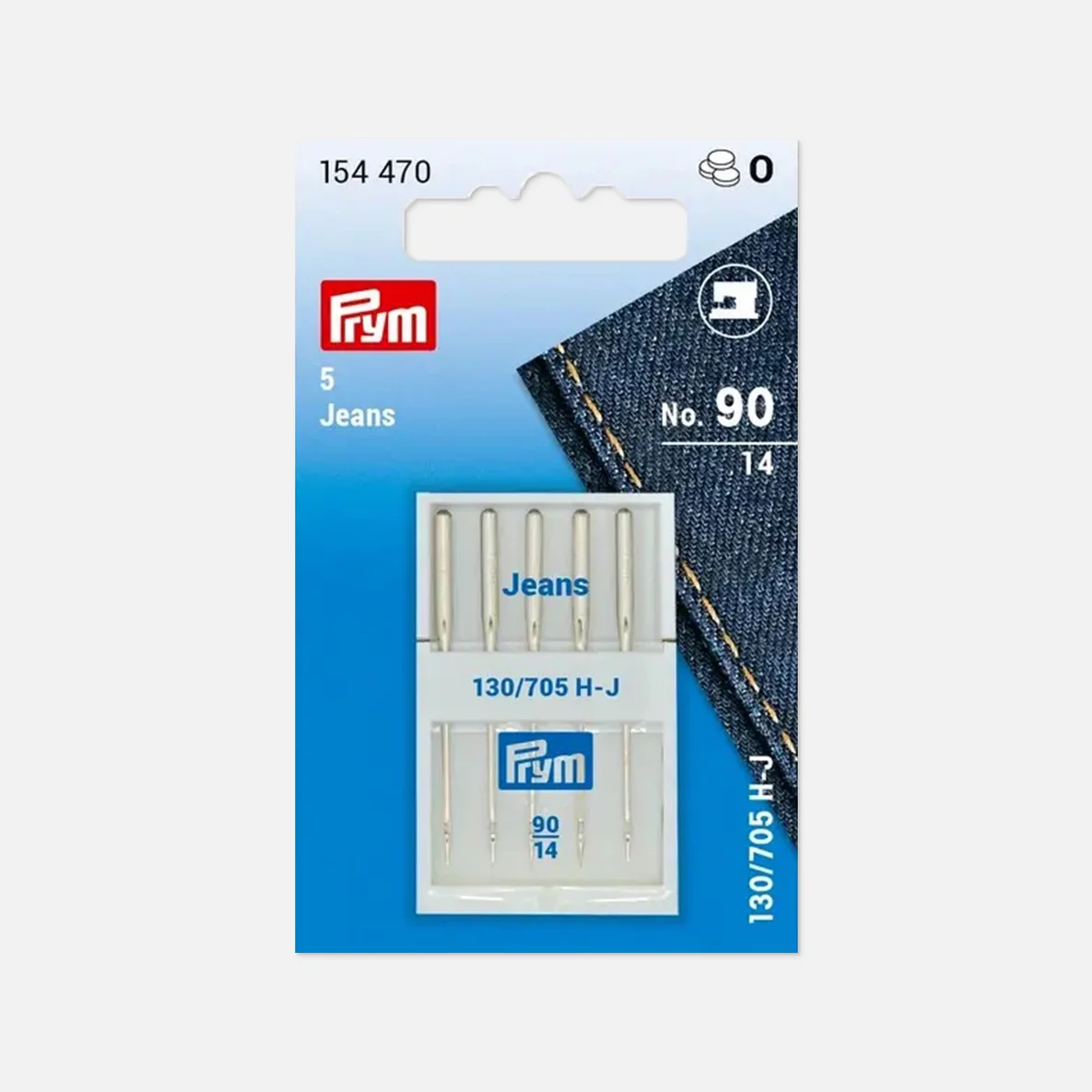 PRYM Nähmaschinennadeln Jeans 90 5 Stück