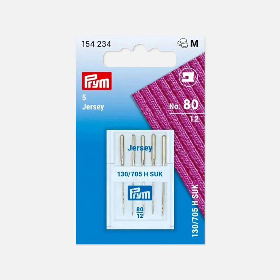 PRYM Nähmaschinennadeln Jersey 80 5 Stück