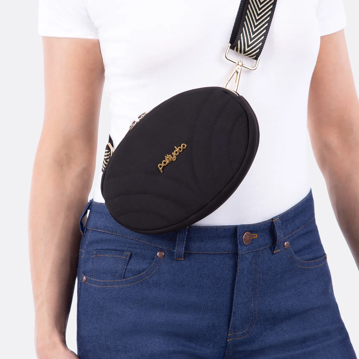 Schnittmuster Ruby Umhängetasche Bauchtasche Kunstleder Used DIY