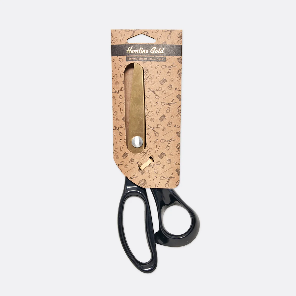 Hemline Gold Zickzack Schere