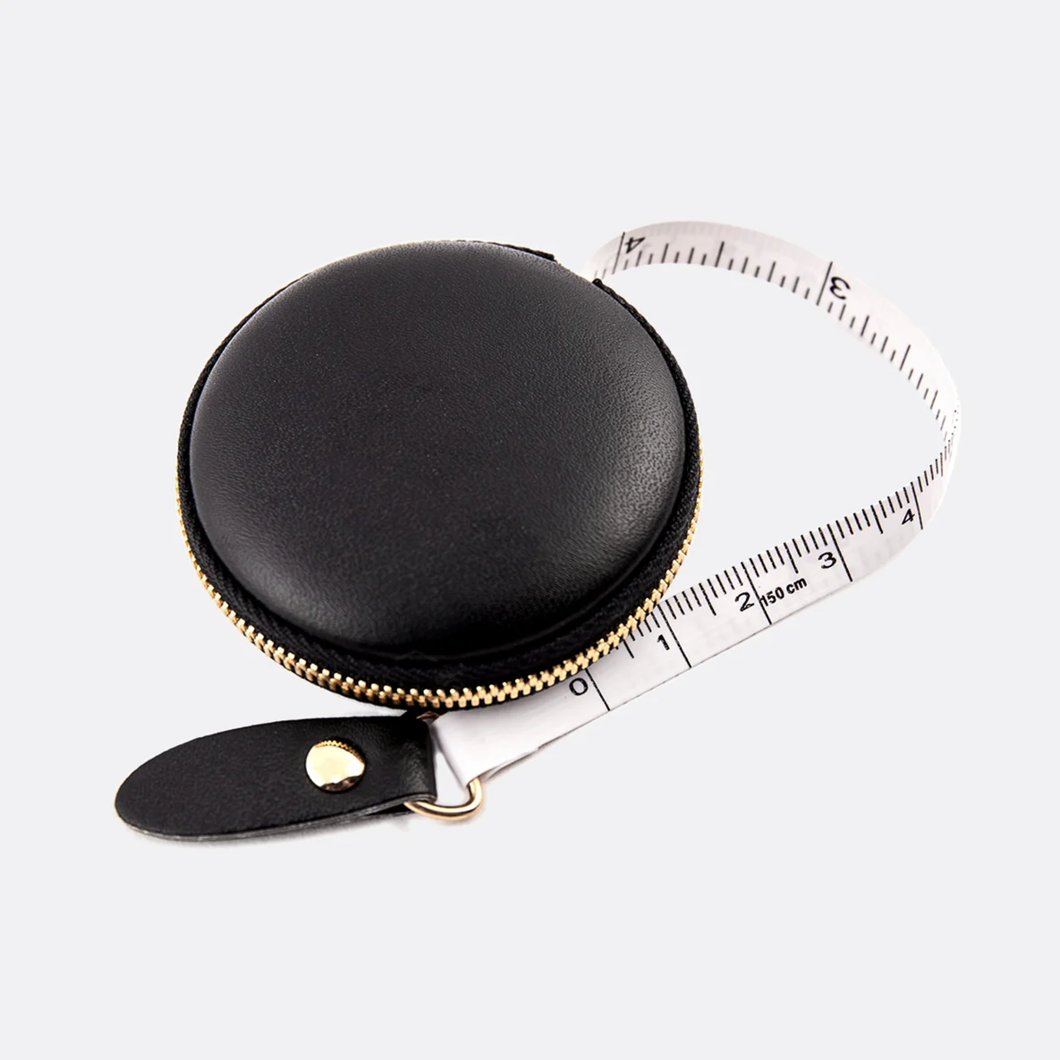 Maßband einziehbar schwarz gold