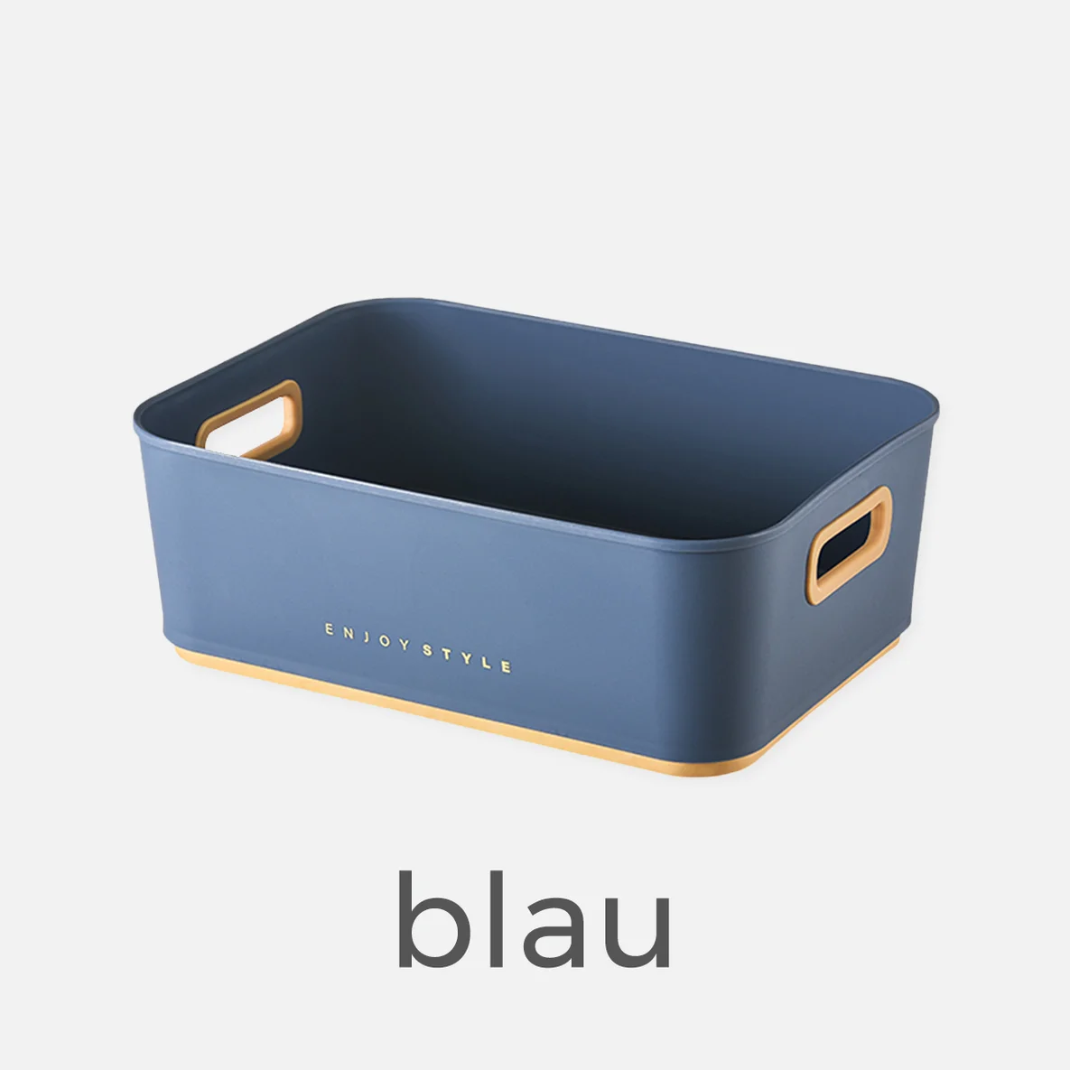 Aufbewahrungsbox in blau für Do it yourself und Handarbeit