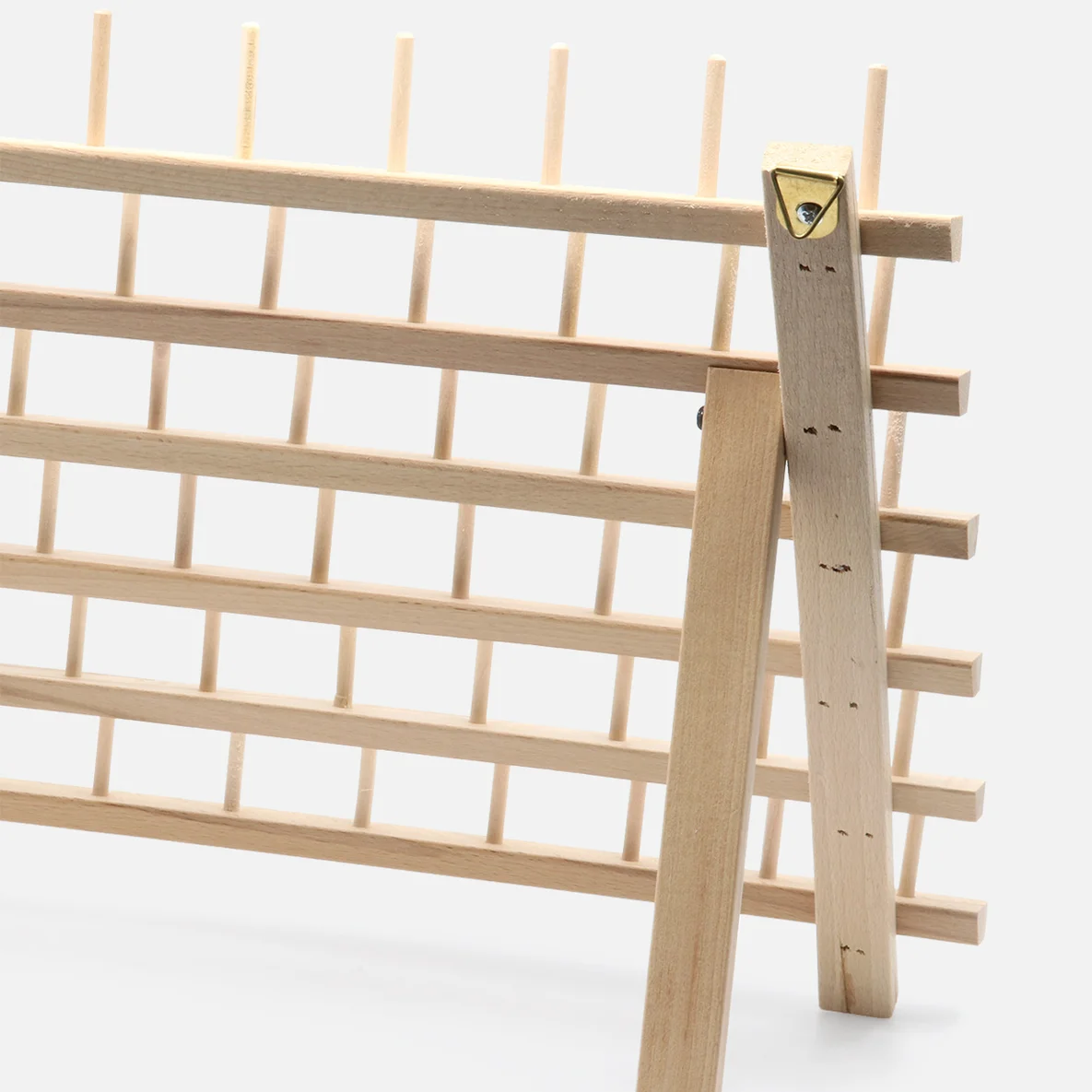 Garnrollenhalter aus Holz für 60 Spulen