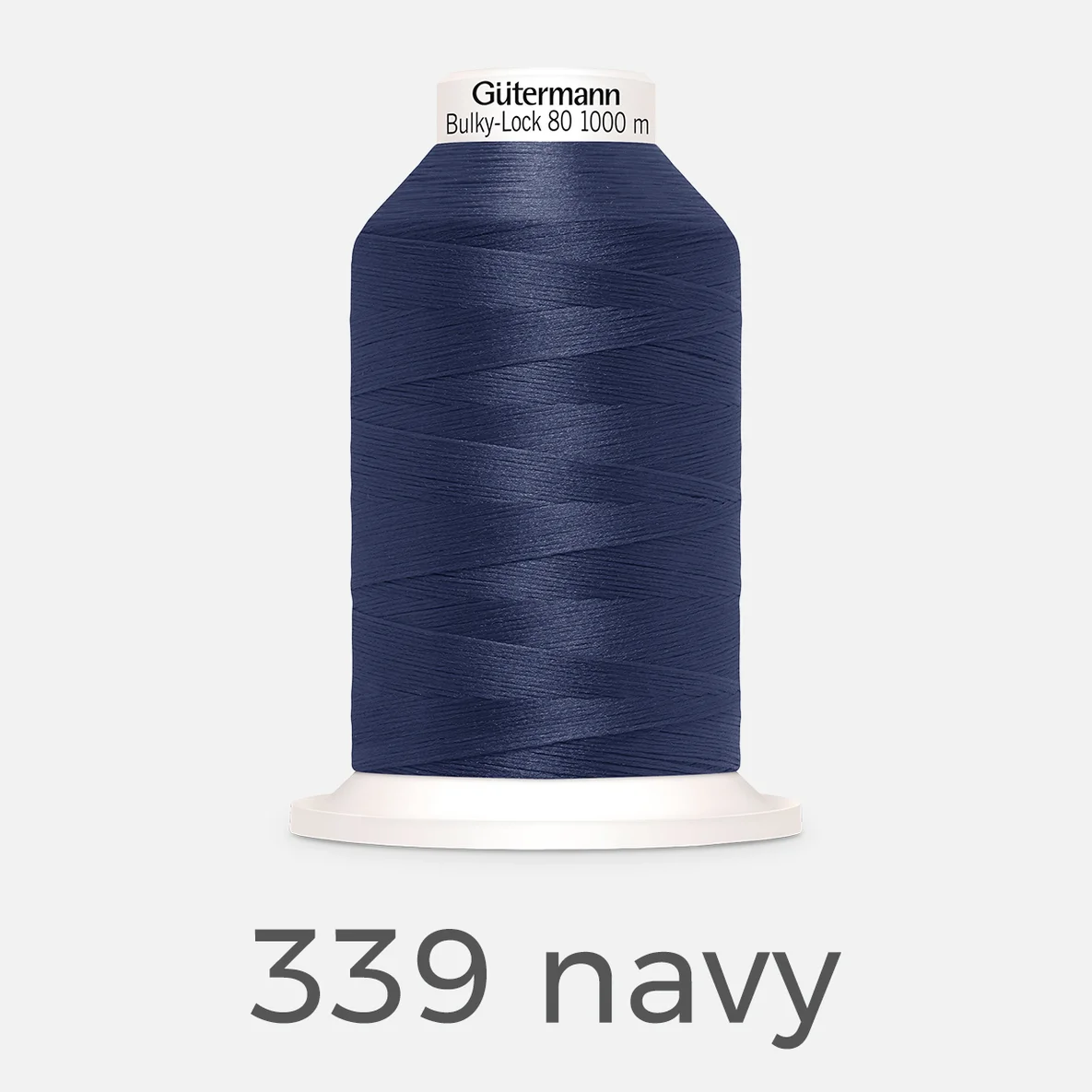 guetermann overlock bauschgarn bulky lock 80 uni 1000m 339 navy