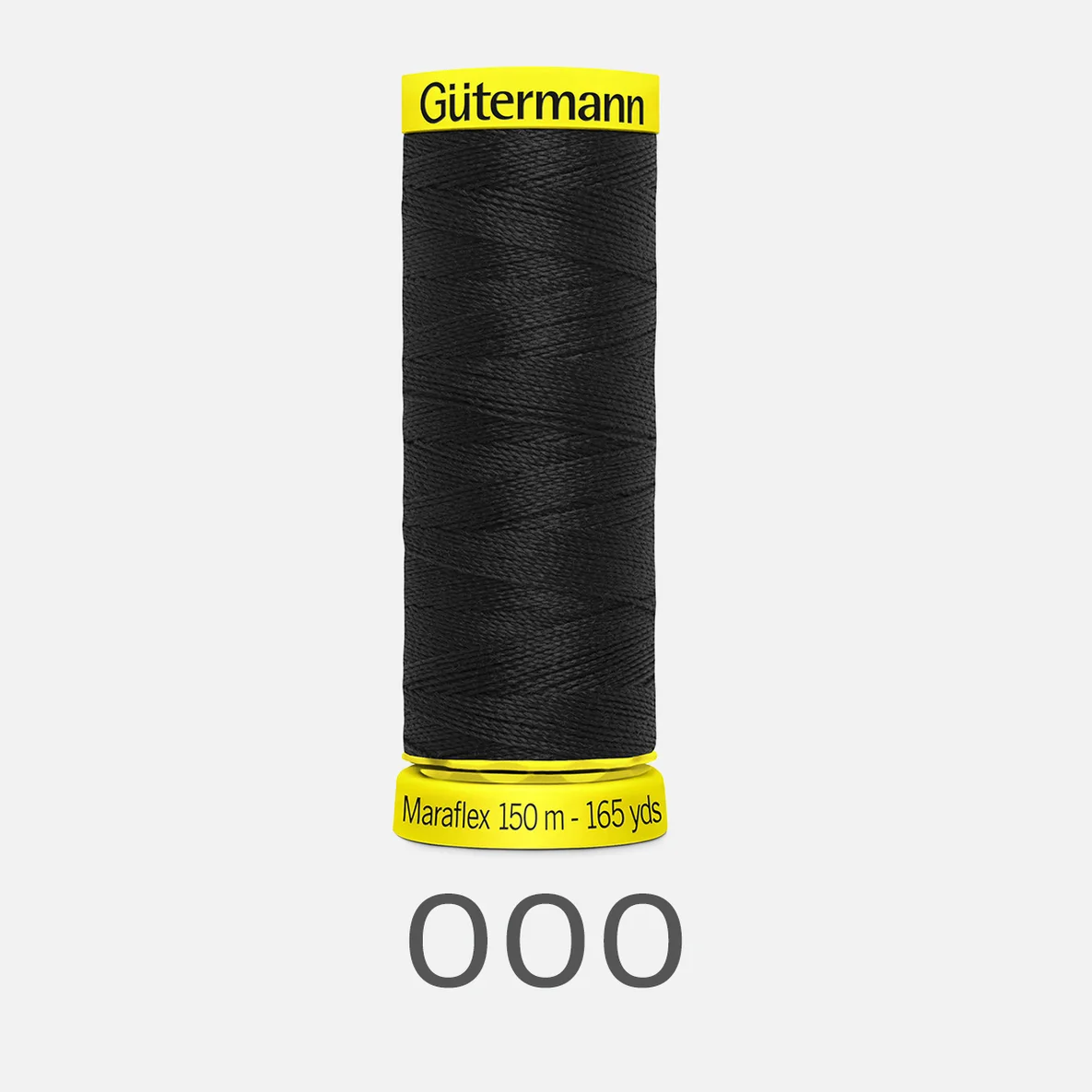 maraflex elastisches naehgarn guetermann schwarz 000