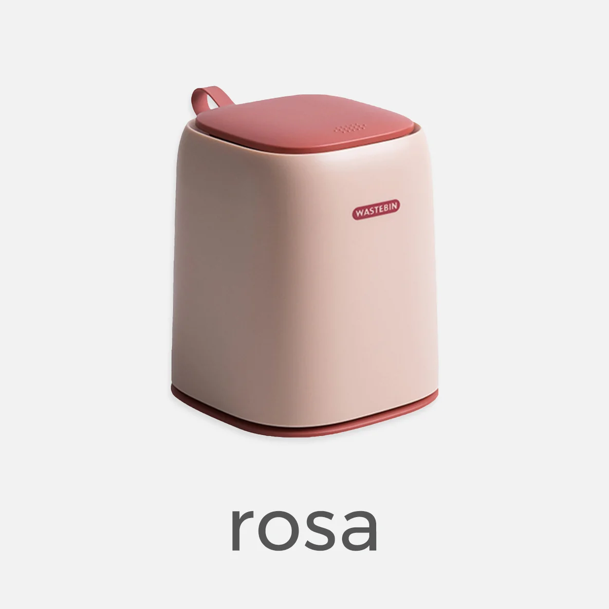 Rosa Mini Mülleimer  für Stoffreste, Papier und Fadenreste