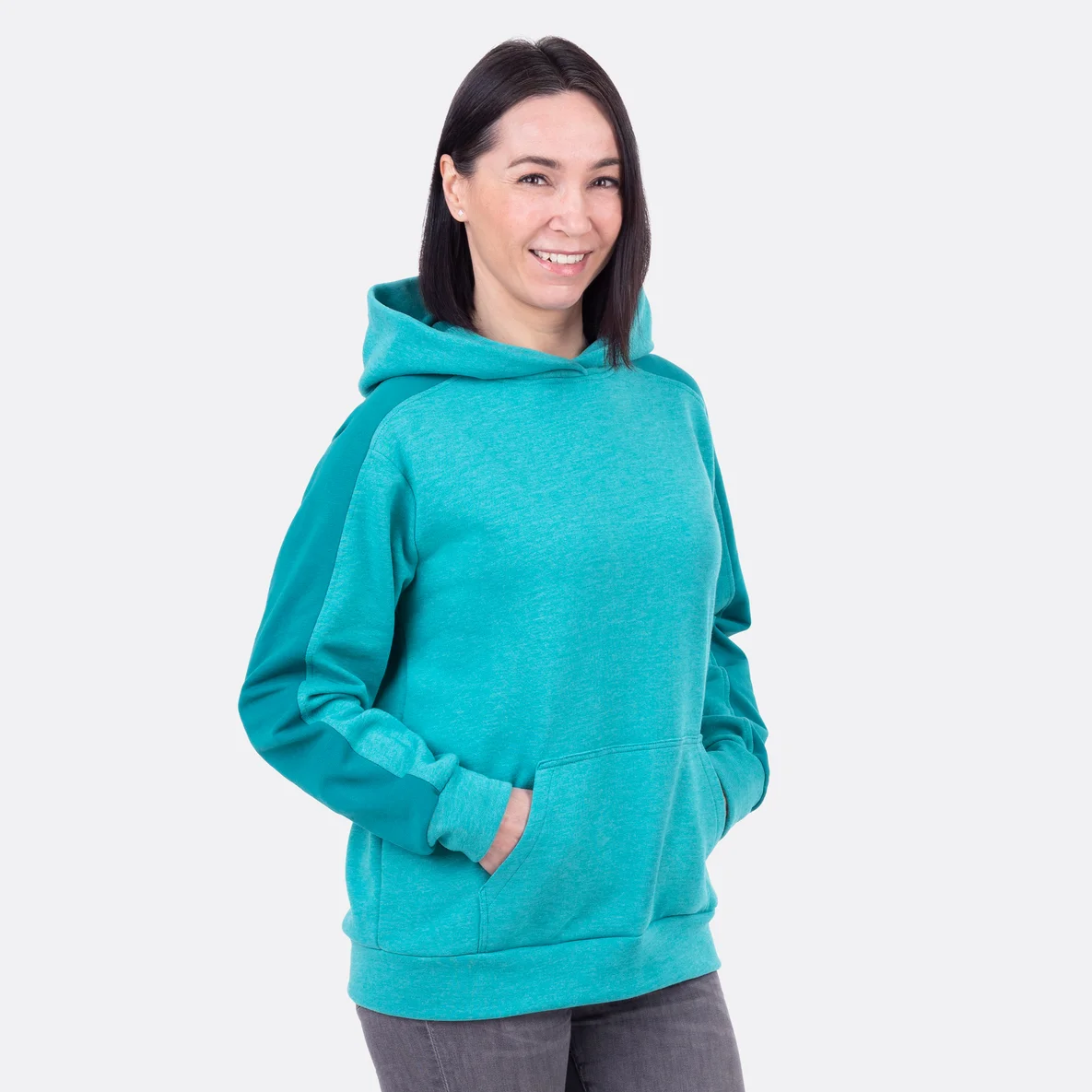 Lauryn Sweat Hoodie petrol meliert