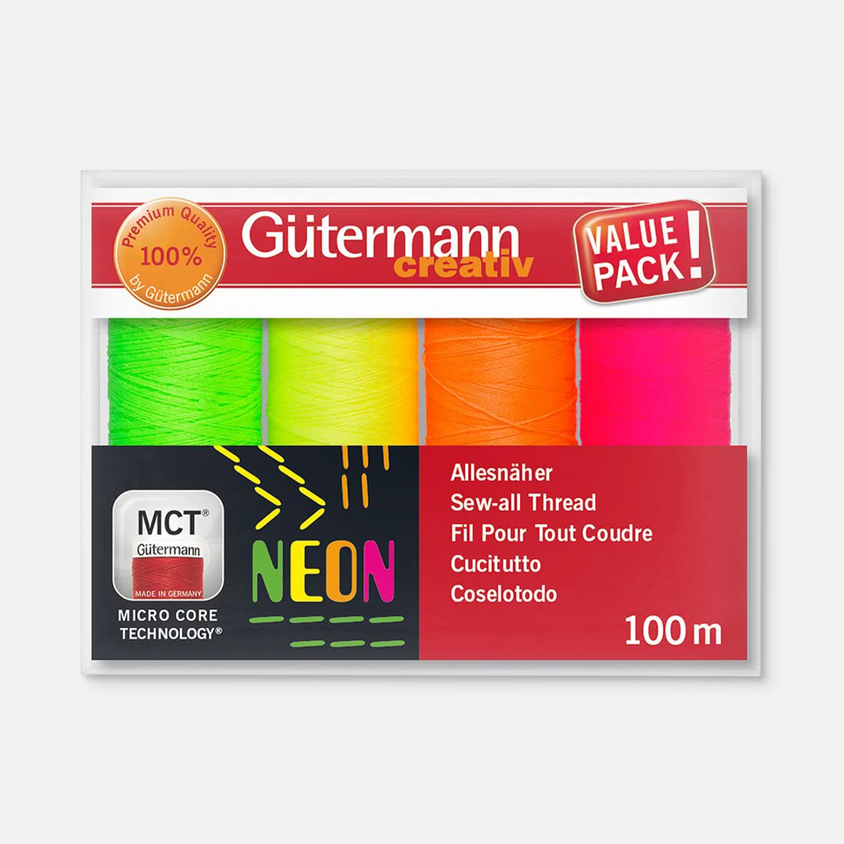 Nähfaden-Set Allesnäher Neon