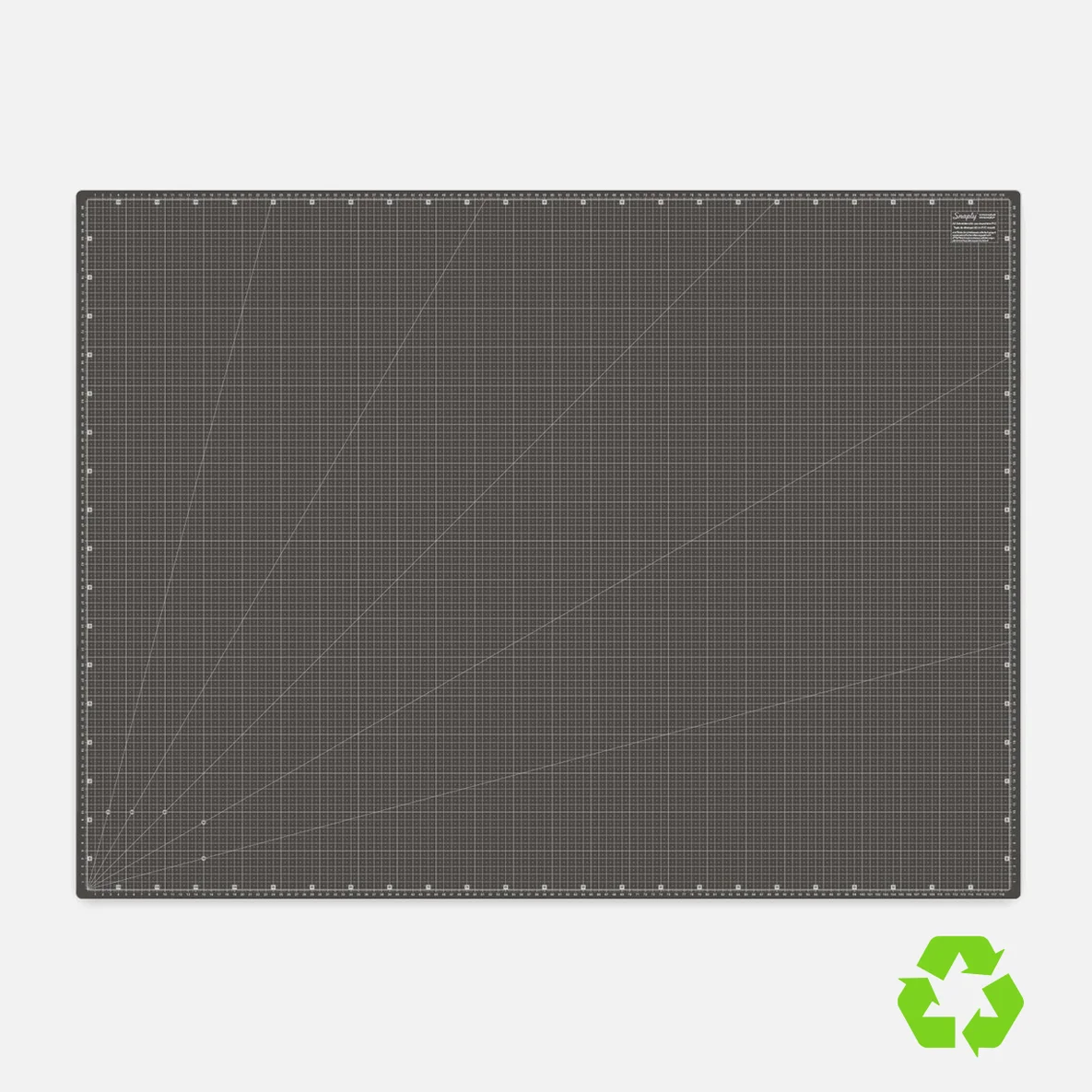 Schneidematte A0 Schwarz-Taupe