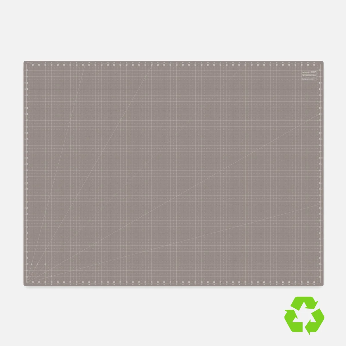 Schneidematte A0 Schwarz-Taupe