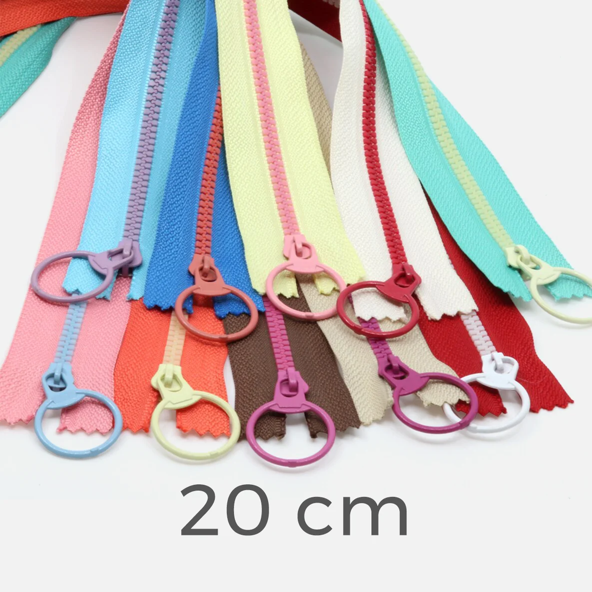 Colour Pop Reißverschlüsse 20cm lang 10er Set