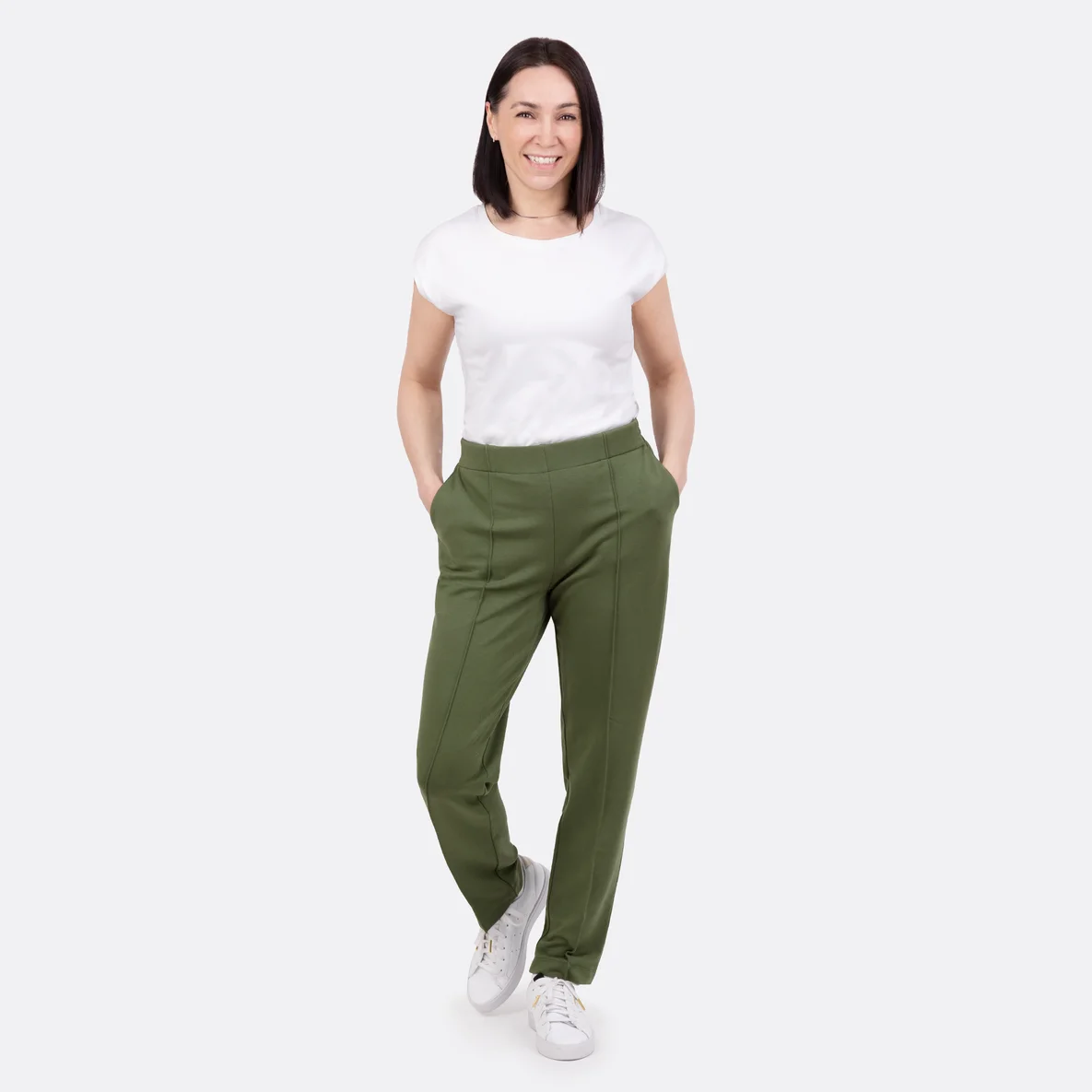 Schnittmuster Jogginghose mit Biesen aus Modalsweat