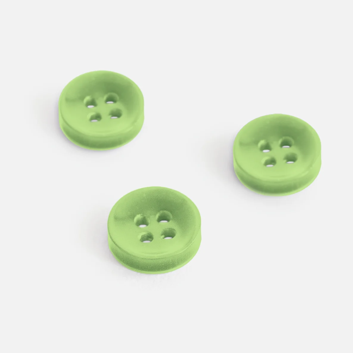 Knopf Perlmutt-Optik Apfelgrün