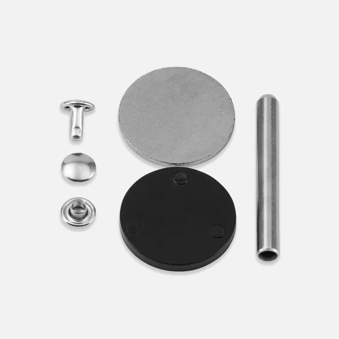 PRYM Hohlnieten Höhe 3-4mm, Durchmesser 7,5mm silberfarbig