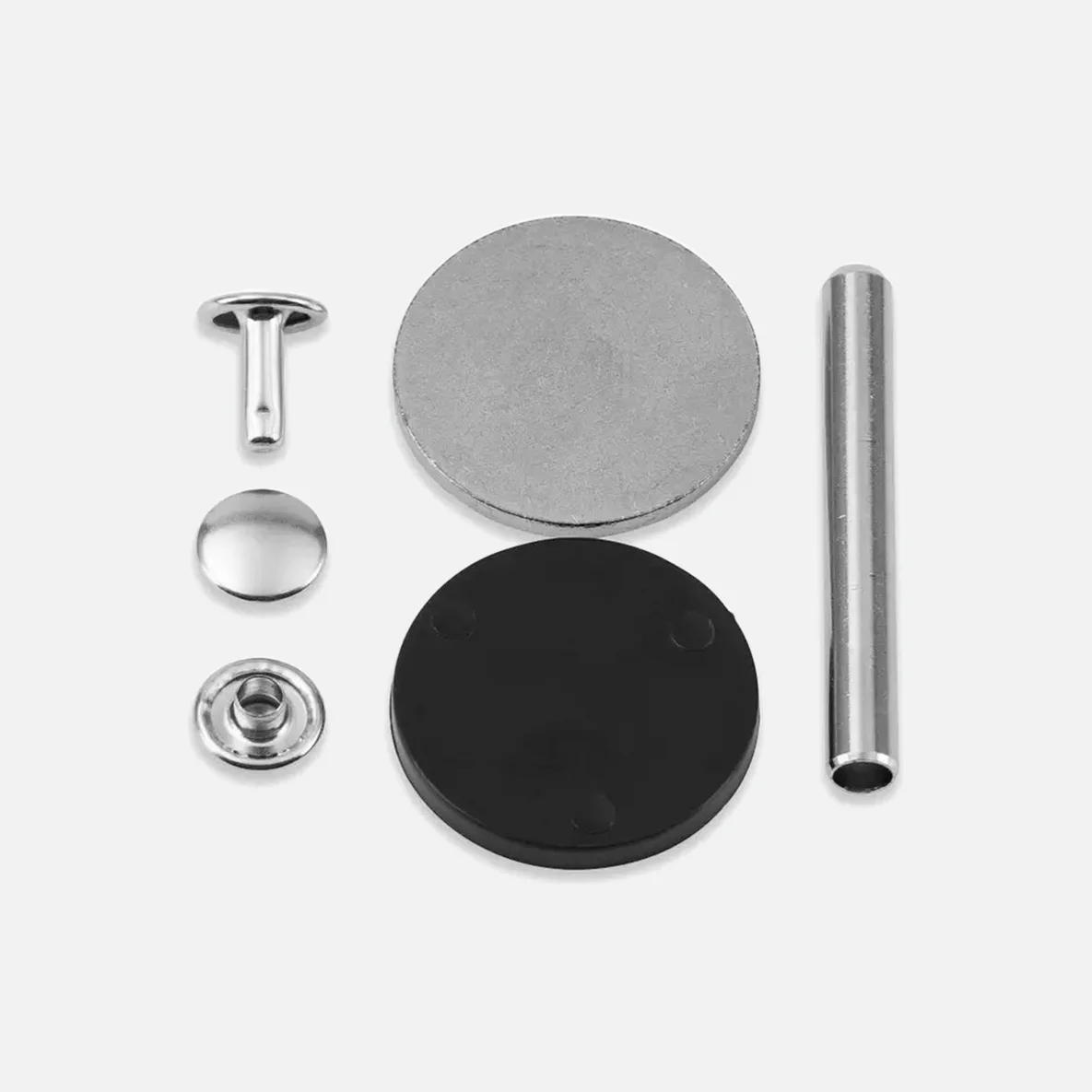 PRYM Hohlnieten 9mm 4-6mm Höhe silber