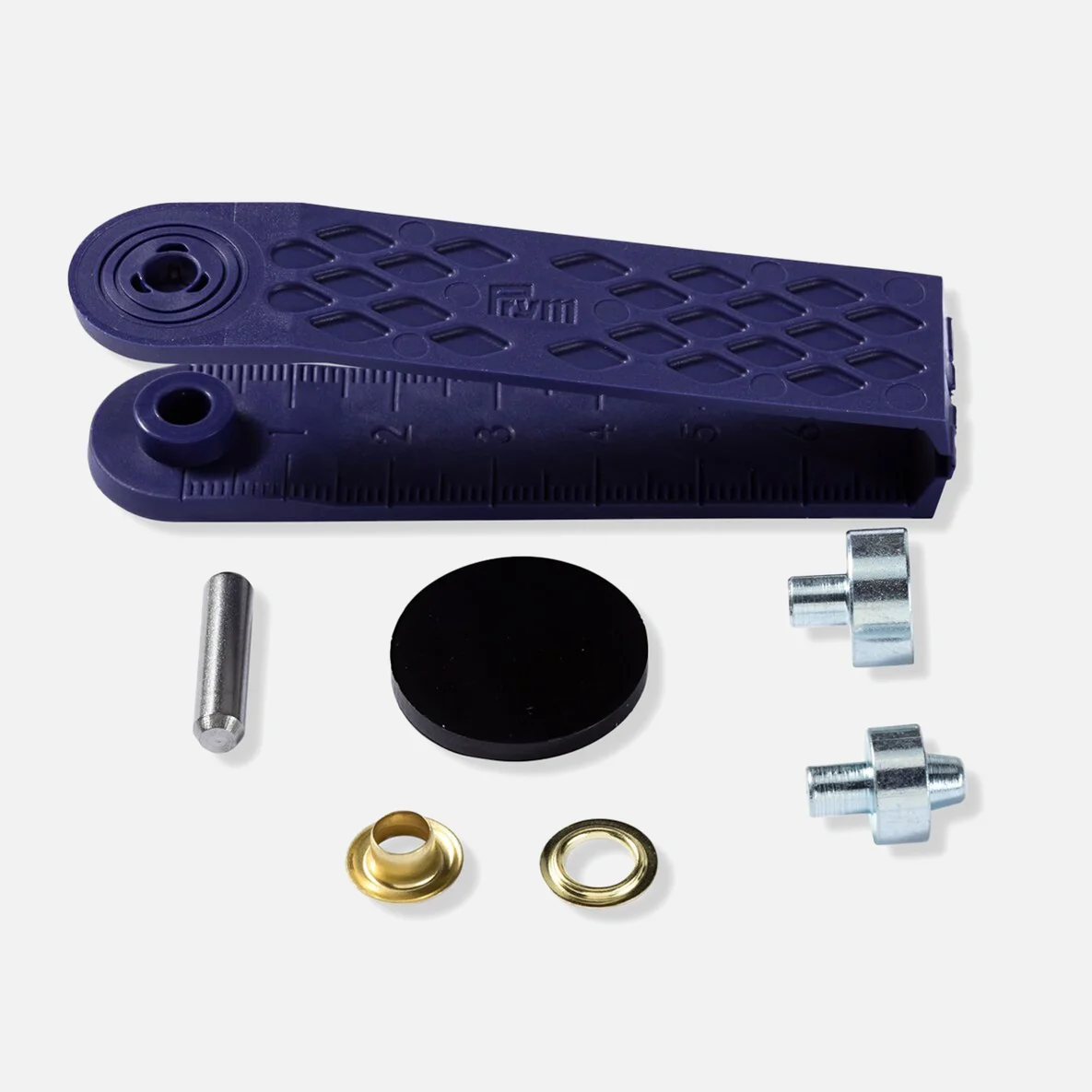 Ösen mit Scheiben Gold 5mm