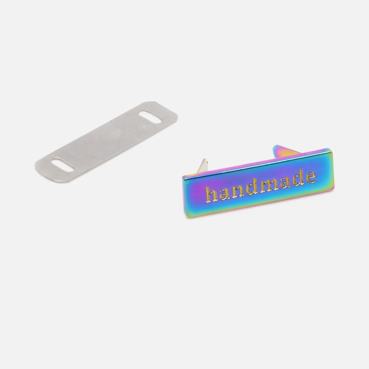 Handmade Label Regenbogen