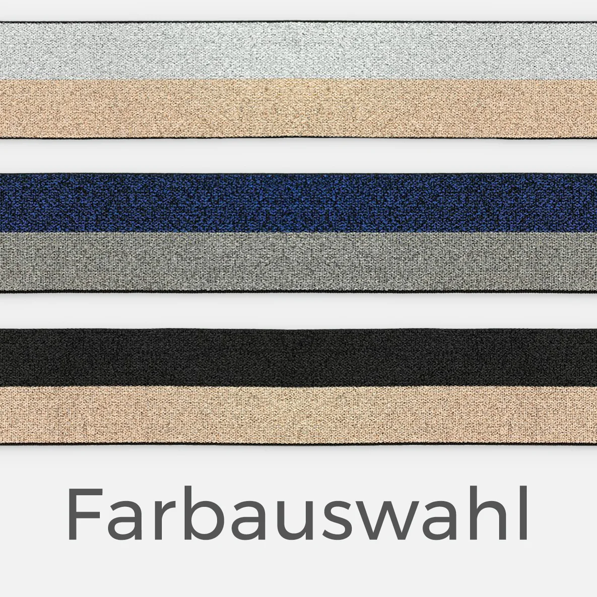 Gummiband Lurex 40mm Meterware